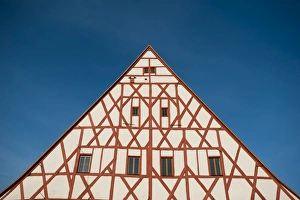 Tudor Prints: Rathaus, Grimma, Saxony, Germany, Europe