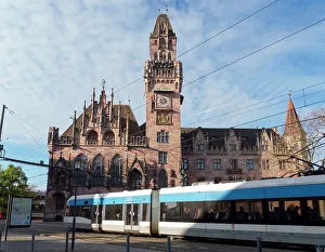 Public Spaces Prints: Rathaus St. Johann, Saarbrucken, Saarland, Germany, Europe