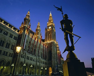 Knight Prints: Rathaus (Town Hall), Vienna, Austria, Europe