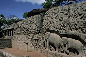 Mahabalipuram Prints: The Five Raths Group