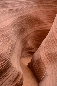 Natural Pattern Prints: Rattlesnake Canyon, near Page, Arizona, United States of America, North America