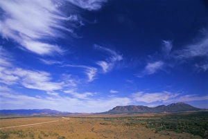 Bluff Prints: Rawnsley Bluff from Pugilist Hill, Flinders Range, South Australia, Australia