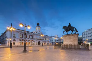 Madrid Prints: Real Casa de Correos, (Royal House of the Post Office), Plaza de la Puerta del Sol