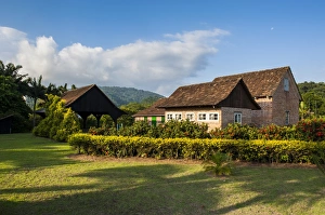 Farm House Prints: Rebuilt German farm near Pomerode, Brazil, South America
