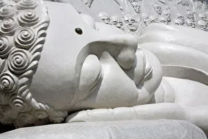 Buddha Prints: Reclining Buddha at Long Son Pagoda, Nha Trang City, Vietnam, Indochina