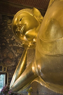Reclining Buddha statue 150 feet long, Wat Pho (Wat Phra Chetuphon), Bangkok Reclining Buddha statue 150 feet long, Wat Pho (Wat Phra Chetuphon), Bangkok