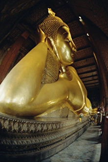 Wat Po Prints: Reclining Buddha statue 45m long