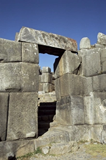 Sacsayhuaman Prints: Reconstructed doorway
