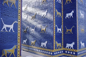 The reconstructed Ishtar Gate