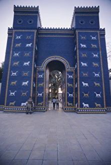 The reconstructed Ishtar Gate