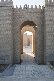 Babylon Prints: Reconstructed ruins of Babylon, Iraq