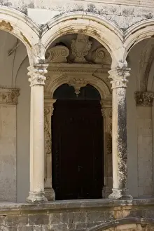 Crumbling Prints: Rectors Palace, Dubrovnik, UNESCO World Heritage Site, Dubrovnik-Neretva county