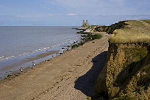 Reculver Towers, Herne Bay, Kent, England, United Kingdom, Europe