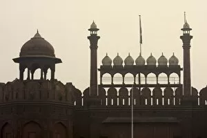 Images Dated 17th January 2008: Red Fort, UNESCO World Heritage Site, Delhi, India, Asia