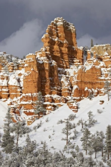 Rock Cliff Prints: Red rock formations