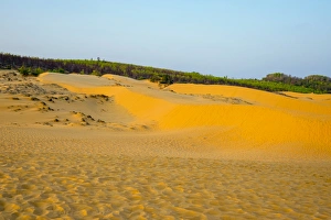 Vietnamese Prints: Red sand dunes at Mui Ne, Phan Thiet