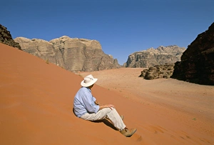 Mature Man Prints: Red sand and rocks of the desert
