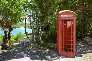 Telephone Box Prints: Red Telephone Box at Mama Pastas