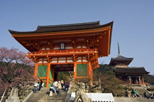 Red temple gate