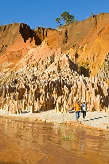 Images Dated 30th August 2008: Red Tsingys, strange looking sandstone formations, near Diego Suarez (Antsiranana)