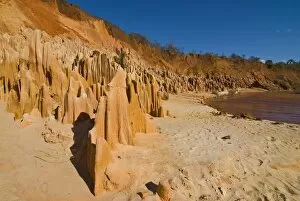 Images Dated 30th August 2008: Red Tsingys, strange looking sandstone formations, near Diego Suarez (Antsiranana)