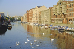 Redcliffe Wharf, Bristol Harbour, Bristol, England, UK