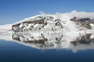 Reflections, Brown Bluff, Antarctic Peninsula, Antarctica, Polar Regions
