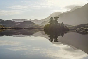 North Wales Prints: Reflections, Cregannen Lake, Dolgellau, Gwynedd, North Wales, United Kingdom, Europe