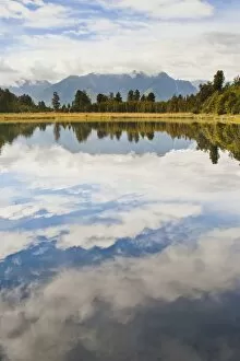 Images Dated 11th April 2011: Reflections at Lake Matheson, Westland National Park, UNESCO World Heritage Site, South Island