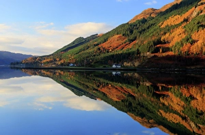 Palette Prints: Reflections on Loch Duich, Invershiel, Highlands, Scotland, United Kingdom