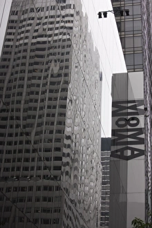 Images Dated 27th May 2009: Reflections in the Museum of Modern Art Building, Manhattan, New York City