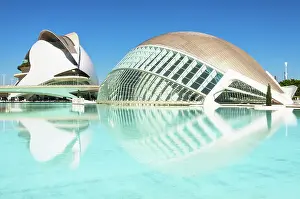 Valencia Prints: Reflections of Palau de les Arts Reina Sofia (Queen Sofia Palace of the Arts)