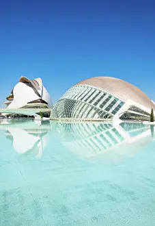 Valencia Prints: Reflections of Palau de les Arts Reina Sofia (Queen Sofia Palace of the Arts)