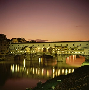 Reflections of the Ponte Vecchio dating from 1345