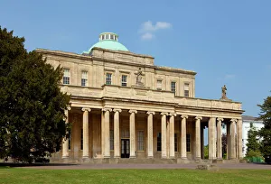 The regency style Pittville Pump Room in Pittville Park, Cheltenham Spa