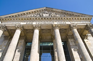Parliament Building Prints: The Reichstag (German Parliament), Berlin, Germany, Europe