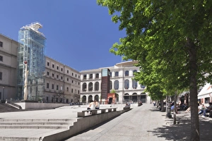 Paseo Del Prado Prints: Reina Sofia Museum, Paseo del Prado, Madrid, Spain, Europe