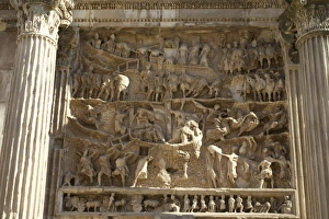 Relief Prints: Relief carvings, Triumphal Arch of Septimius Severus