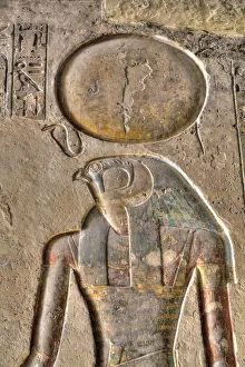 Relief of the God Horus, Tomb of Ramses III, KV11, Valley of the Kings