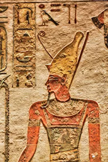 Relief Prints: Relief of Pharaoh, Tomb of Rameses III