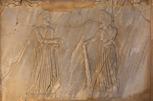 Tripolitania Prints: Relief at Roman Theatre