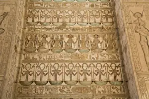 Reliefs, Gateway of Ptolemy III, Karnak Temple Complex, UNESCO World Heritage Site, Luxor