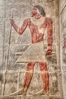 Closeup Gallery: Reliefs, Mastaba of Kagemni, Necropolis of Saqqara, UNESCO World Heritage Site, Saqqara