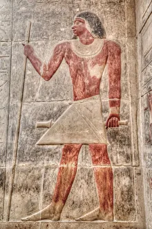 Closeup Gallery: Reliefs, Mastaba of Kagemni, Necropolis of Saqqara, UNESCO World Heritage Site, Saqqara