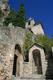 Religious buildings, Moustiers Ste Marie, Provence, France, Europe