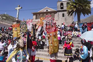 Steps And Staircase Prints: Religious festival in preparation for the Corpus Christi festival
