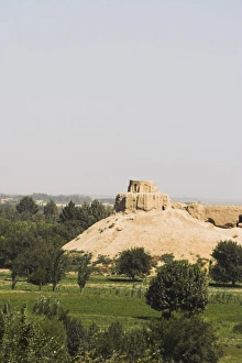 Afgani Prints: Remains of Buddhist monastery, Balkh (Mother of Cities), Balkh province