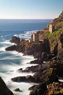 Images Dated 22nd May 2009: The remains of the Crown`s Shaft at Botallack Tin Mine, Cornwall, England