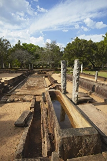 South Asian Prints: Remains of monastic refectory, Northern Ruins