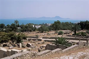 Tunisia Prints: Remains of Roman villas